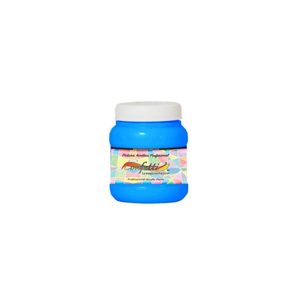 PINTURA ACRILICA CONFETTI 100ML. AZUL CIELO 128 C.12