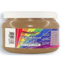 PINTURA ACRILICA CONFETTI 250ML. CAFE OSCURO 137 C.6