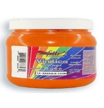 PINTURA ACRILICA CONFETTI 250ML. NARANJA 115 C6