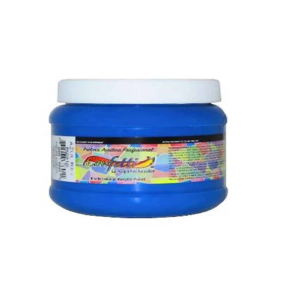 PINTURA ACRILICA CONFETTI 250ML. AZUL COBALTO 326 C.6