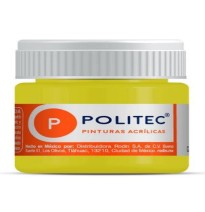 PINTURA ACRILICA POLITEC 30ML. LIMON HANZA 307 E15 C.90