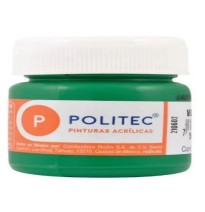PINTURA ACRILICA POLITEC 30ML. VDE. CLARO 312 E.15 C.90