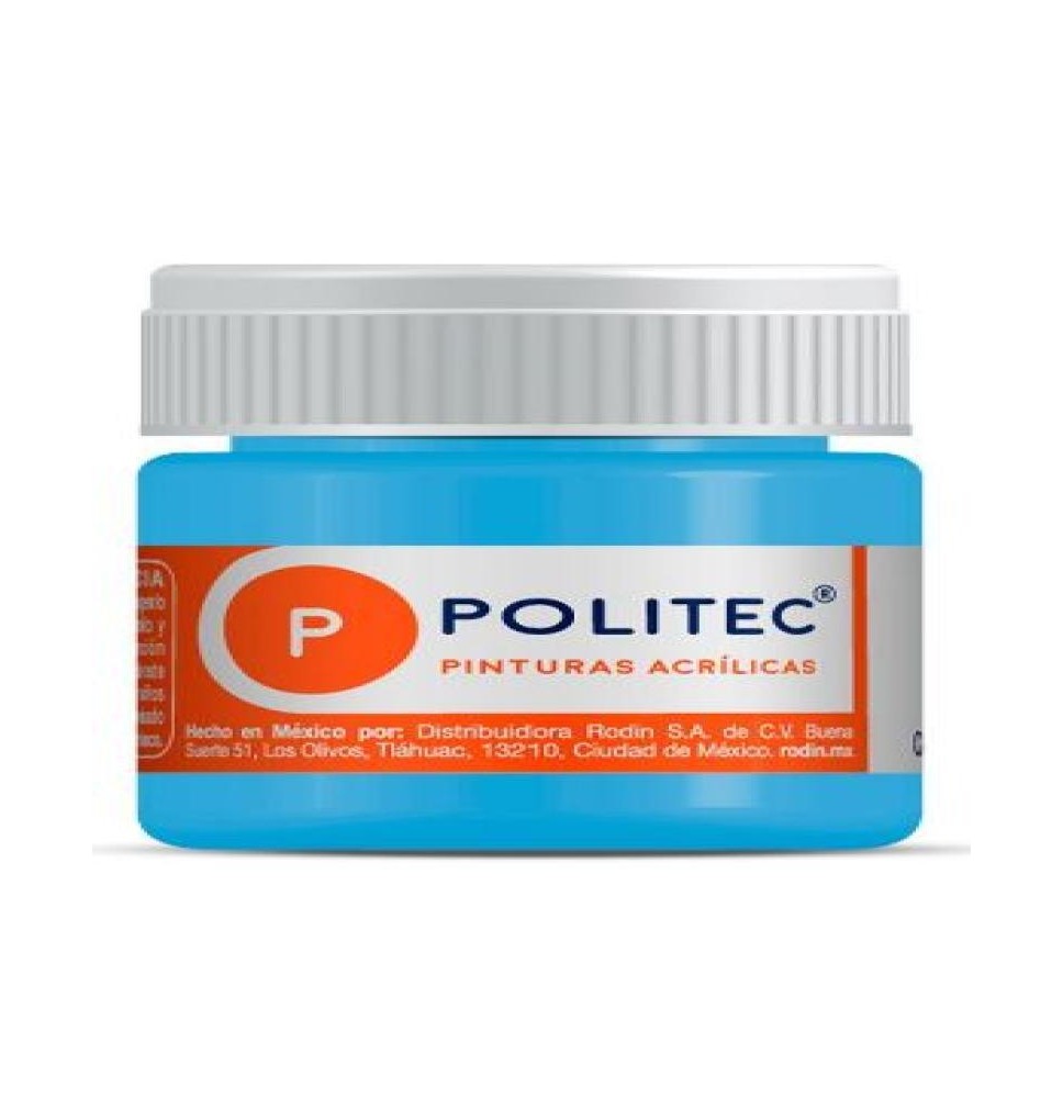 PINTURA ACRILICA POLITEC 30ML. AZUL PASTEL 316 E15 C90