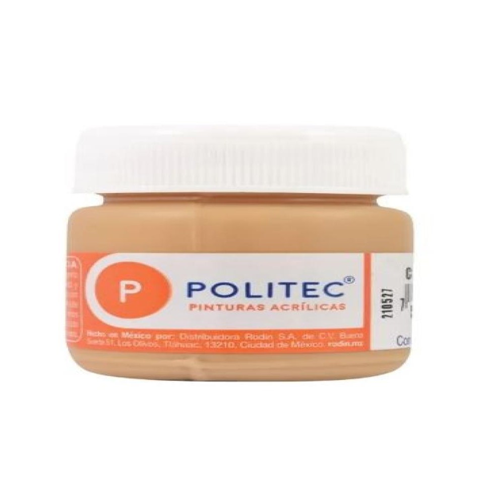 PINTURA ACRILICA POLITEC 30ML. CARNE 322 E.15 C.90