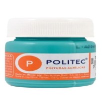 PINTURA ACRILICA POLITEC 30ML. TURQUESA 324 E.15 C.90
