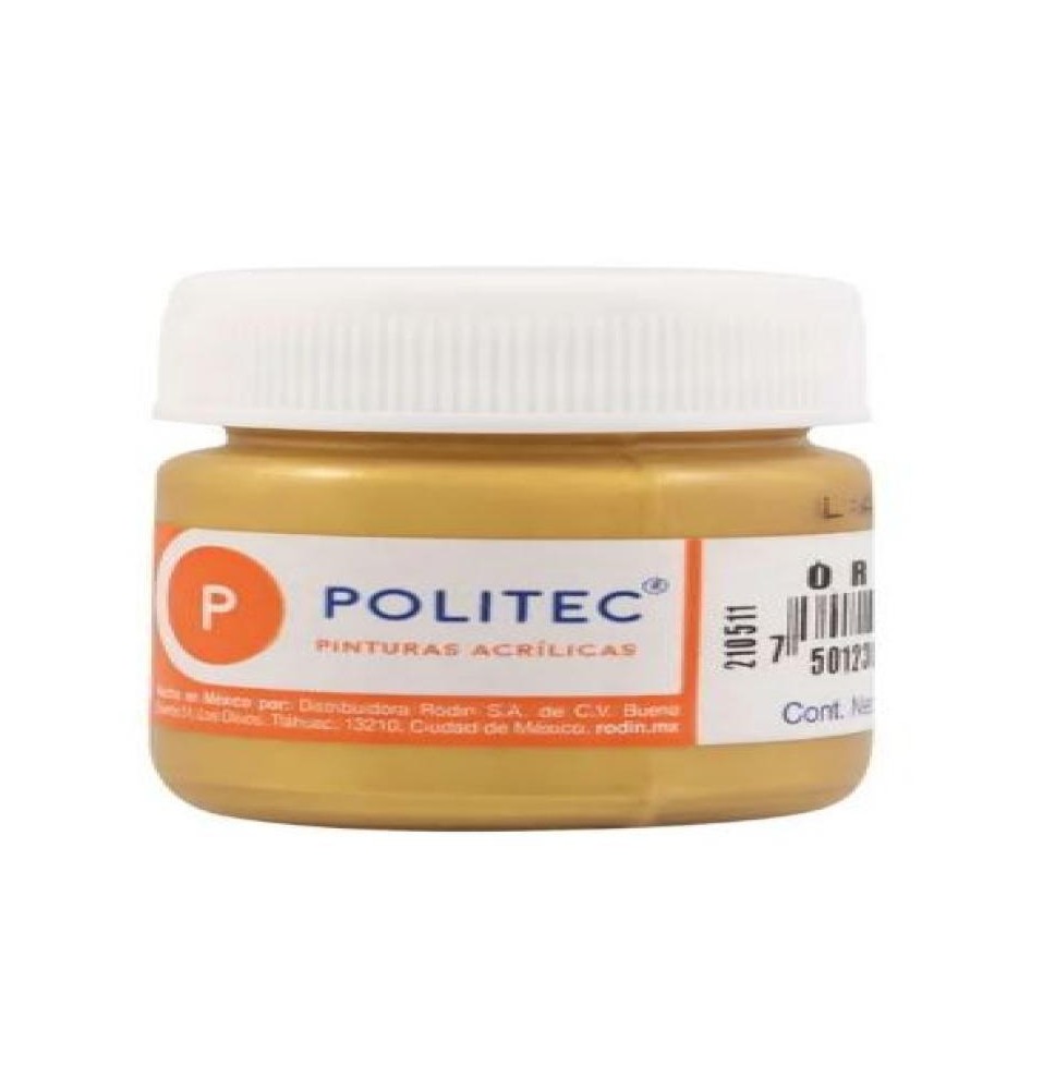 PINTURA ACRILICA POLITEC 30ML. ORO 700 E.15 C.90