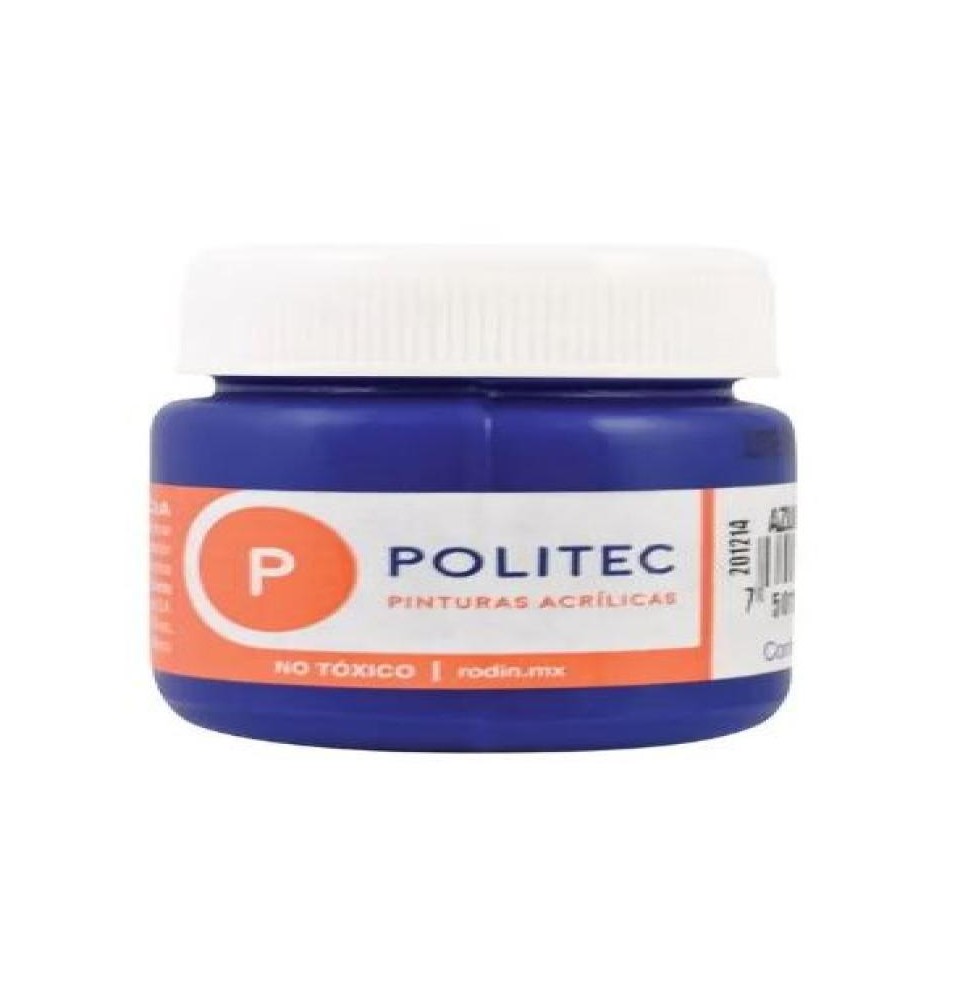 PINTURA ACRILICA POLITEC 30ML. AZUL COBAL 310 E.15 C.90