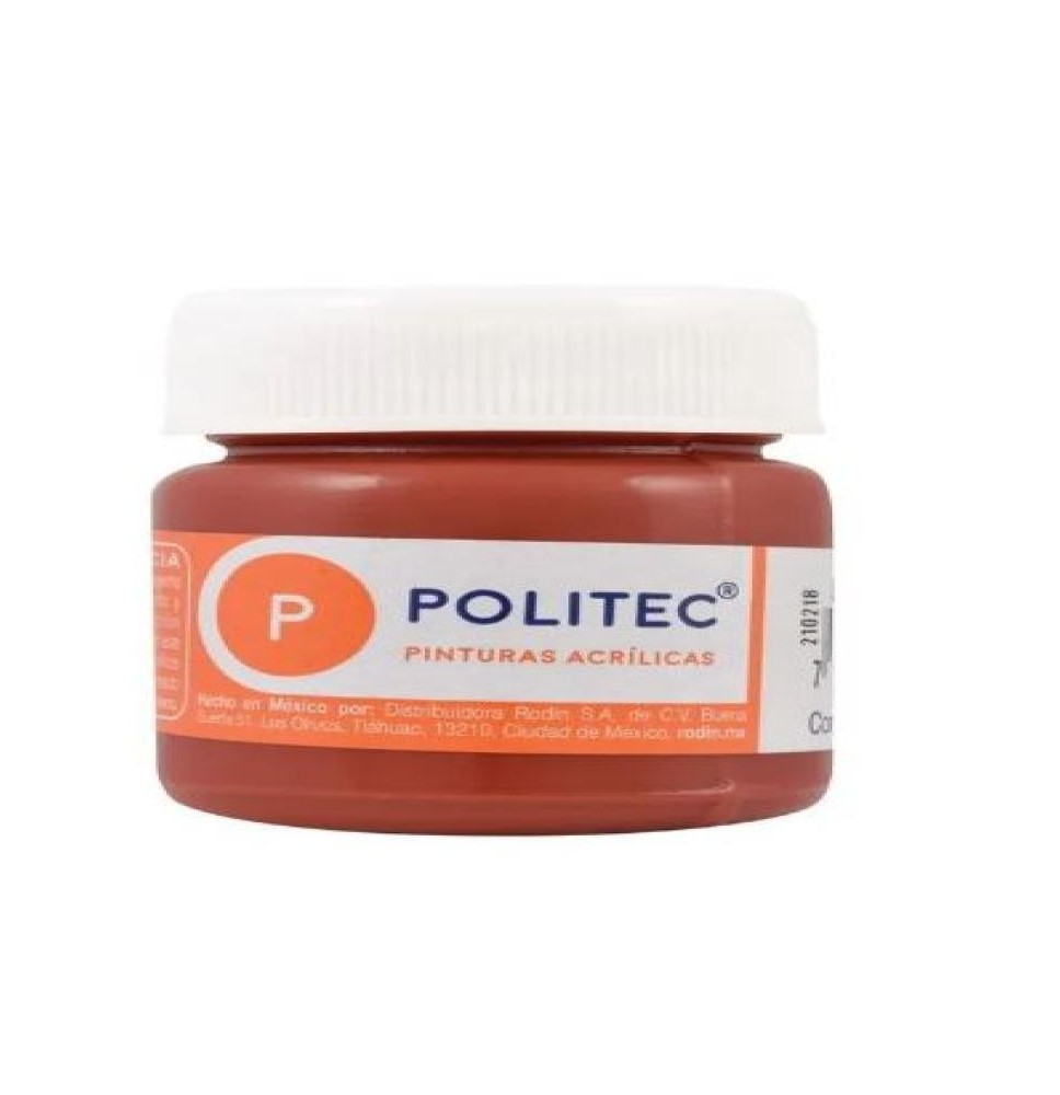 PINTURA ACRILICA POLITEC 30ML. ROJO OXIDO 305 E.15 C.90