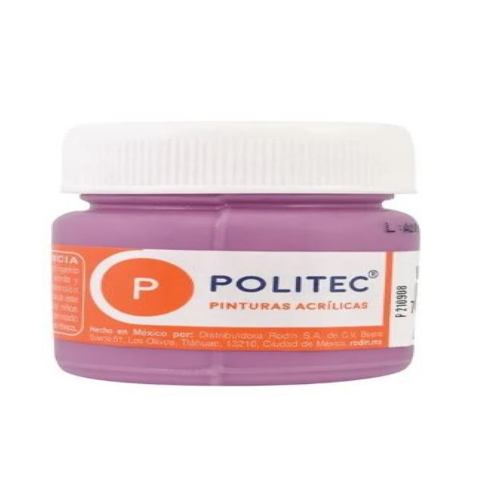 PINTURA ACRILICA POLITEC 30ML. VIOLETA CL 311 E.15 C.90