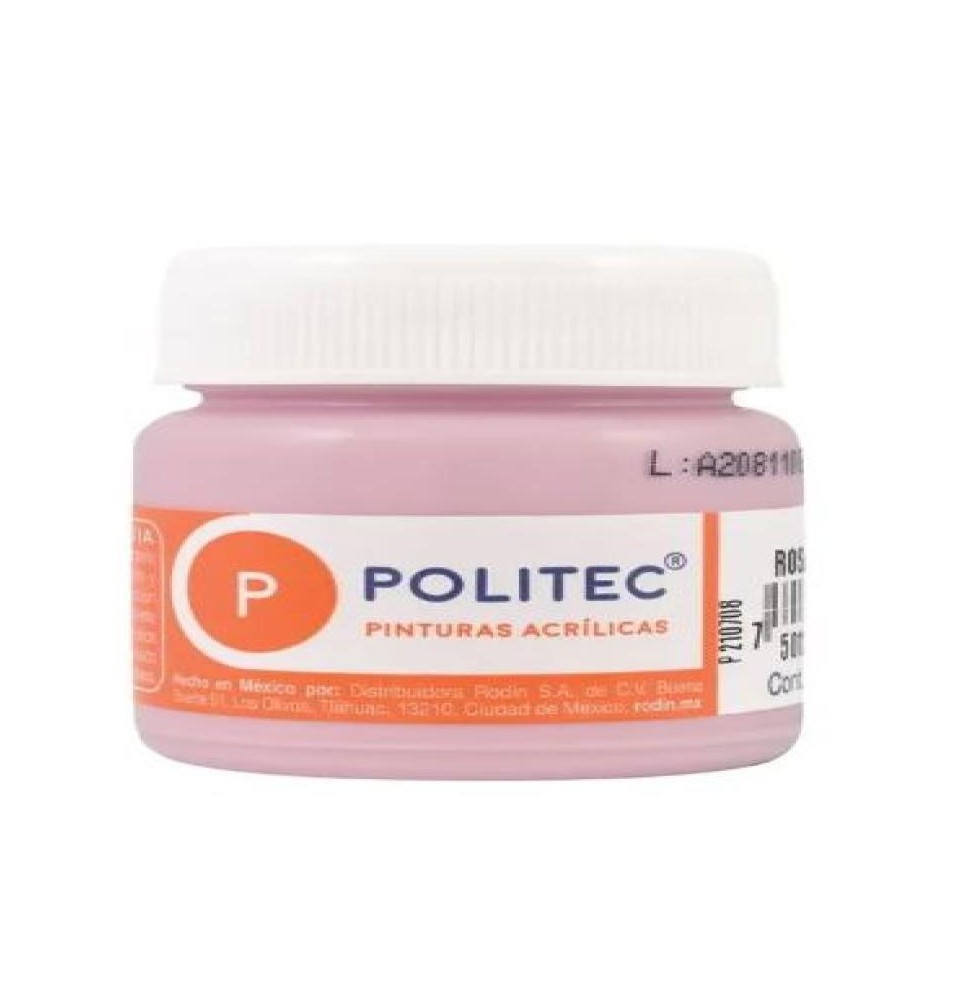 PINTURA ACRILICA POLITEC 30ML. ROSA PASTE 326 E.15 C.90