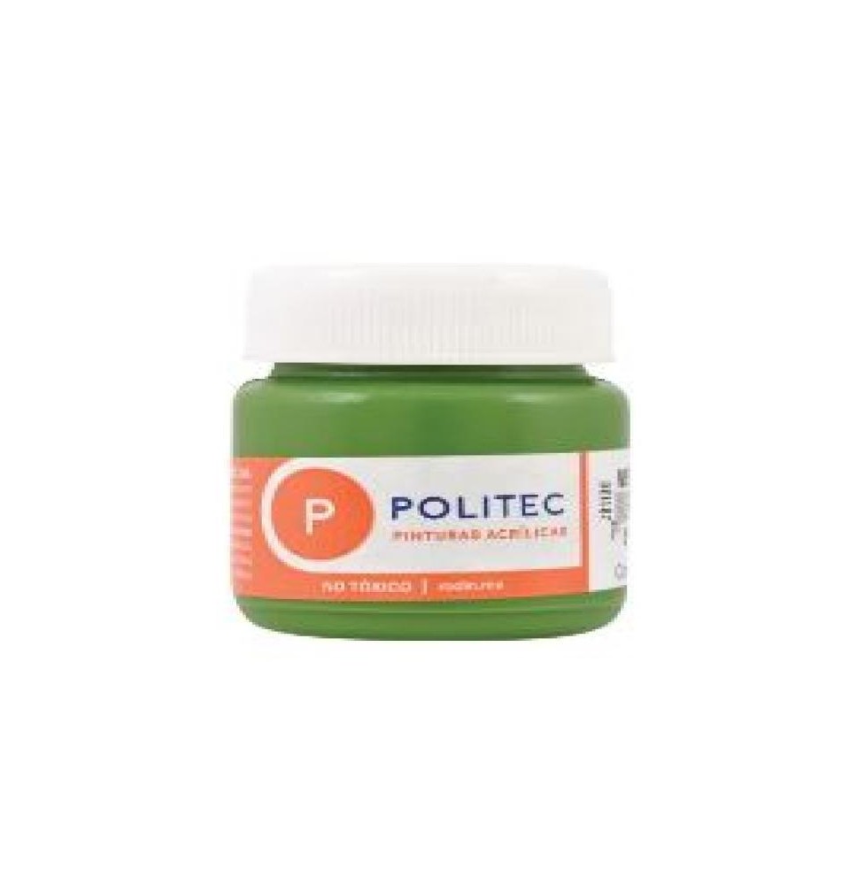 PINTURA ACRILICA POLITEC 30ML. VERDE HOJA 328 E15 C90
