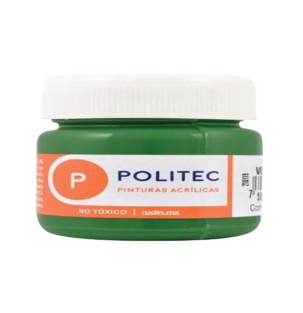 PINTURA ACRILICA POLITEC 30ML. VERDE ORO 330 E15 C90