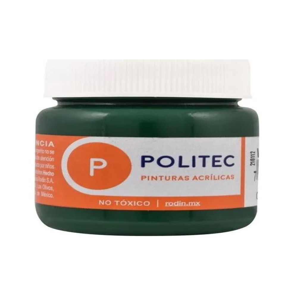 PINTURA ACRILICA POLITEC 30ML. VERDE OLIVO 336 E15 C90