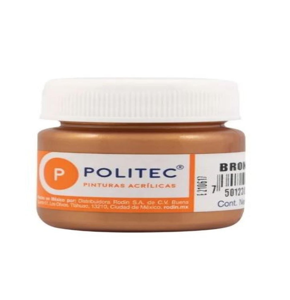 PINTURA ACRILICA POLITEC 30ML. BRONCE 702 E15 C90