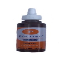 PINTURA TEXTIL CLASICA 30ML POLITEC CAFE 629 E12 C240