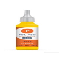 PINTURA TEXTIL CLASICA 30ML POLITEC AMA.MEDIO E12 C240