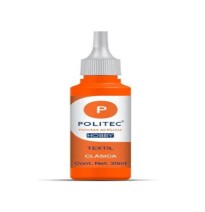 PINTURA TEXTIL CLASICA 30ML POLITEC NARANJA 605 E12 C240