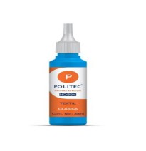 PINTURA TEXTIL CLASICA 30ML POLITEC AZUL C. 619 E12 C240