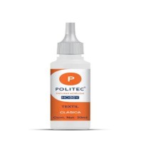 PINTURA TEXTIL CLASICA 30ML POLITEC BLANCO 636 E12 C240