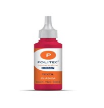 PINTURA TEXTIL CLASICA 30ML POLITEC ROJA 608 E12 C240