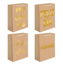 BOLSA KRAFT MED. FELICIDADES DIPAK E.10