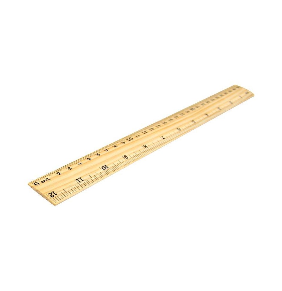 REGLA MADERA 30 CM. BACO CGRAD. C25