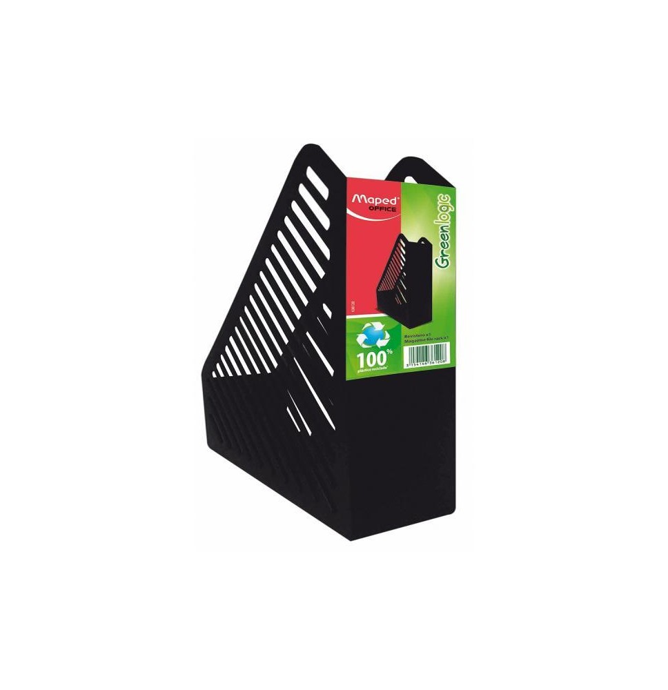 REVISTERO PLASTICO GREENLOGIC MAPED NEGRO C8