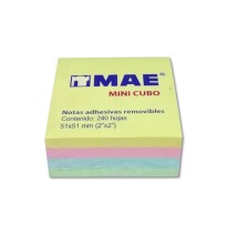 NOTAS ADH MAE 2X2 21204 MINI CUBO 240H PASTEL
