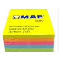 NOTAS ADH MAE 3X3 21340SPO CUBO 400H C7 NEON