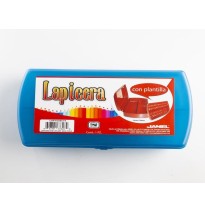 CAJA LAPICERA CGIOSER PLAST. JANEL 21X12X6 AZUL REY C.56