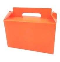 CAJA LONCHERA NARANJA GOSTECH 19X11X8.5 CM E.10