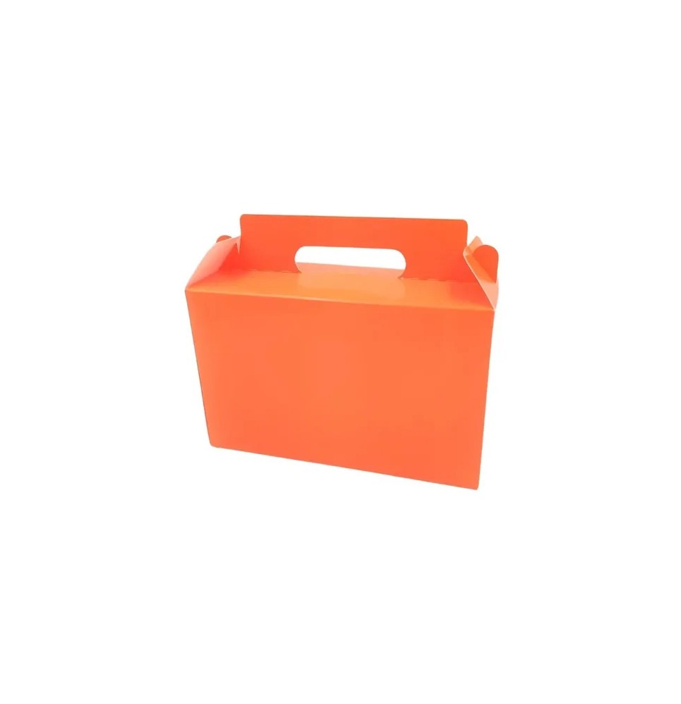 CAJA LONCHERA NARANJA GOSTECH 19X11X8.5 CM E.10