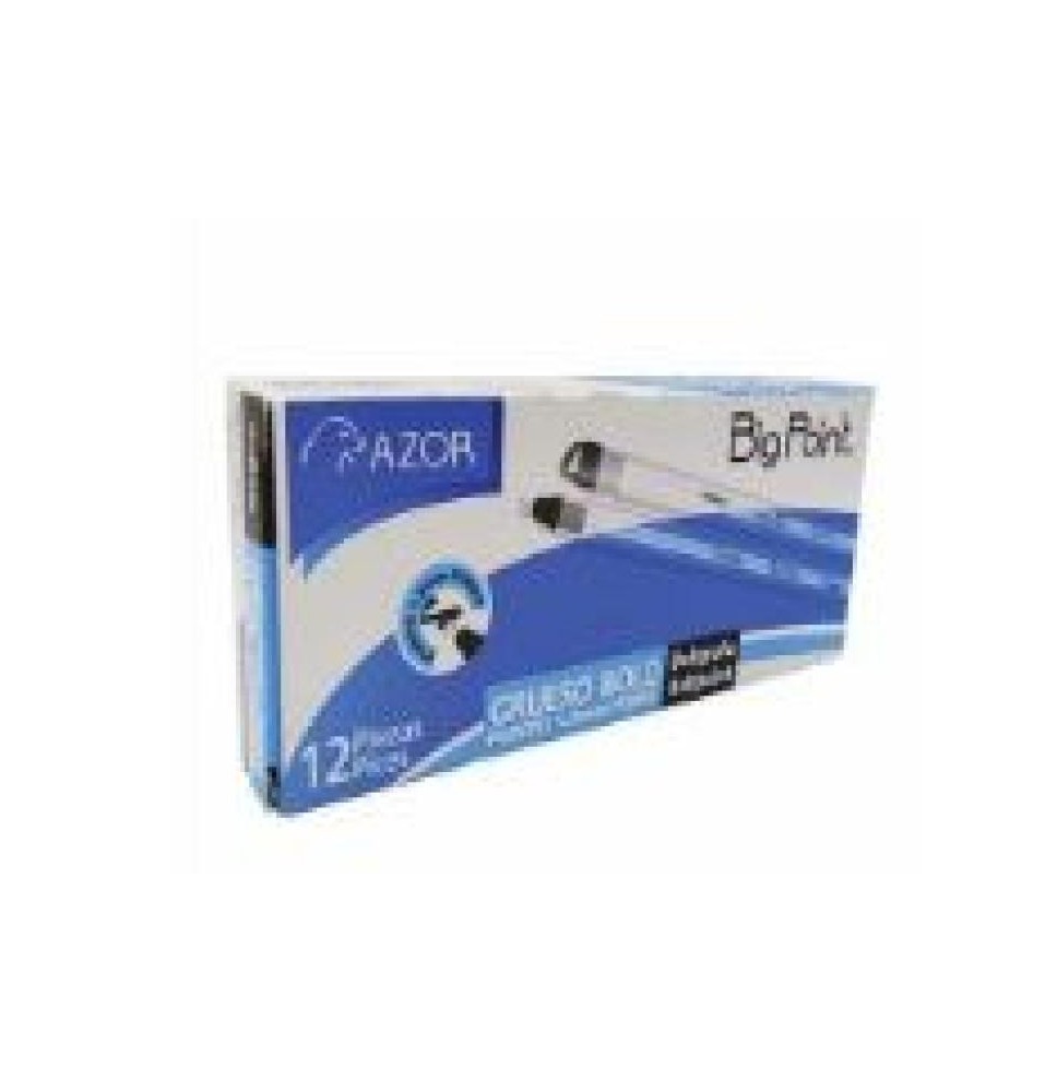 BOLIGRAFO BIG POINT 1.2MM NEGRO AZOR E12 C360
