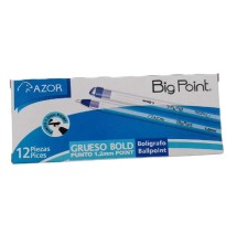 BOLIGRAFO BIG POINT 1.2MM AZUL AZOR E12 C360