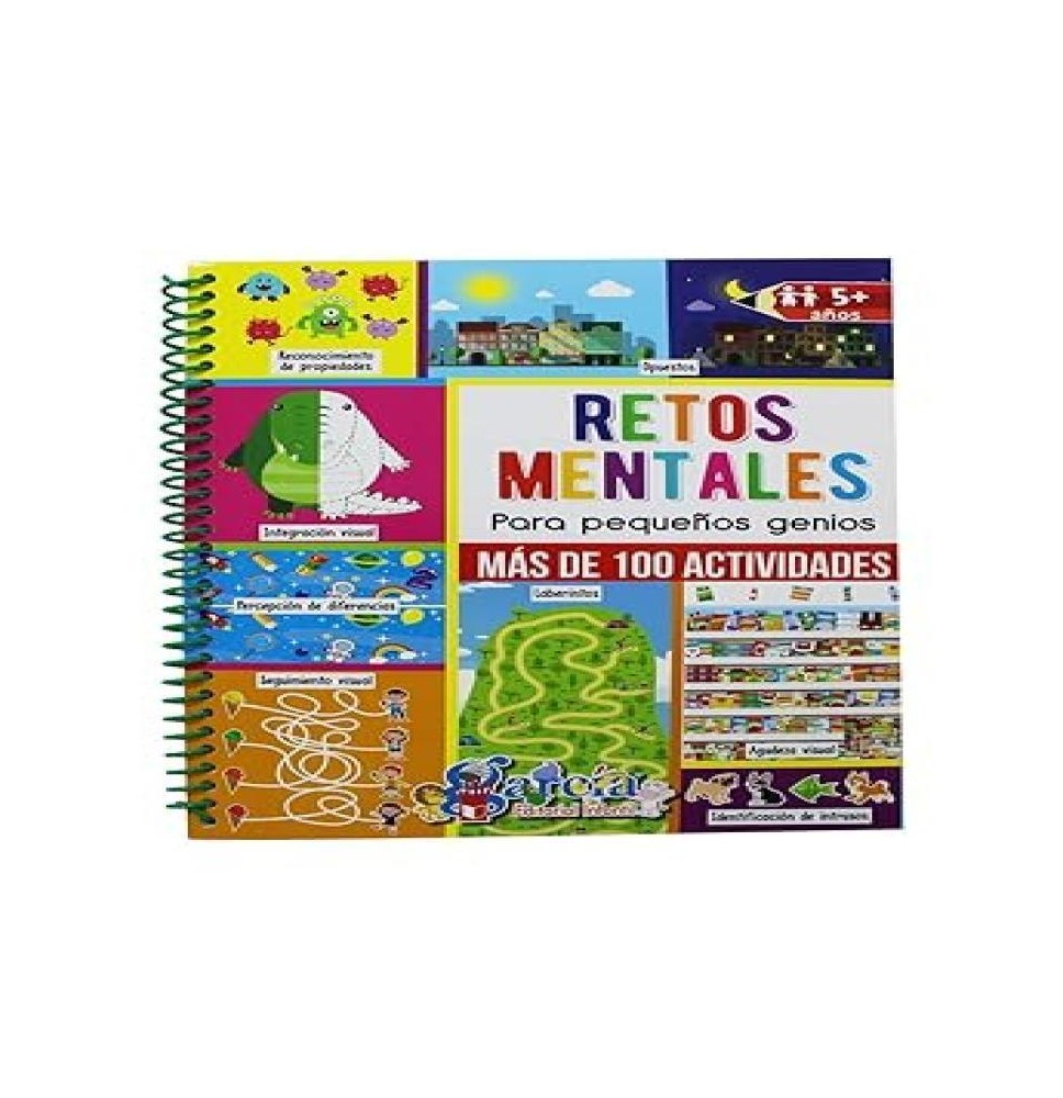 LIBRO RETOS MENTALES PARA PEQUEÑOS GENIOS 1504 GARCIA C44
