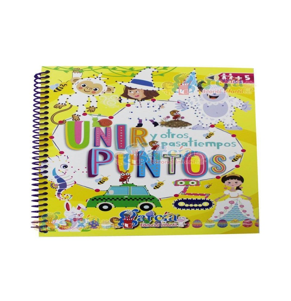 LIBRO UNIR PUNTOS A COLOR CESPIRAL 1505 GARCIA C.44