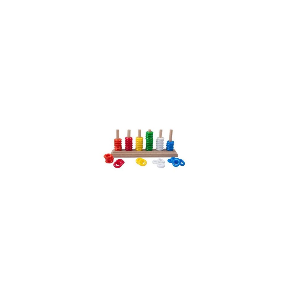 ABACO CHINO 6 POSTES MADERA DONA PLASTICO C30