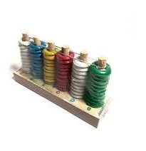 ABACO CHINO 6 POSTES MADERA DONA PLASTICO C30