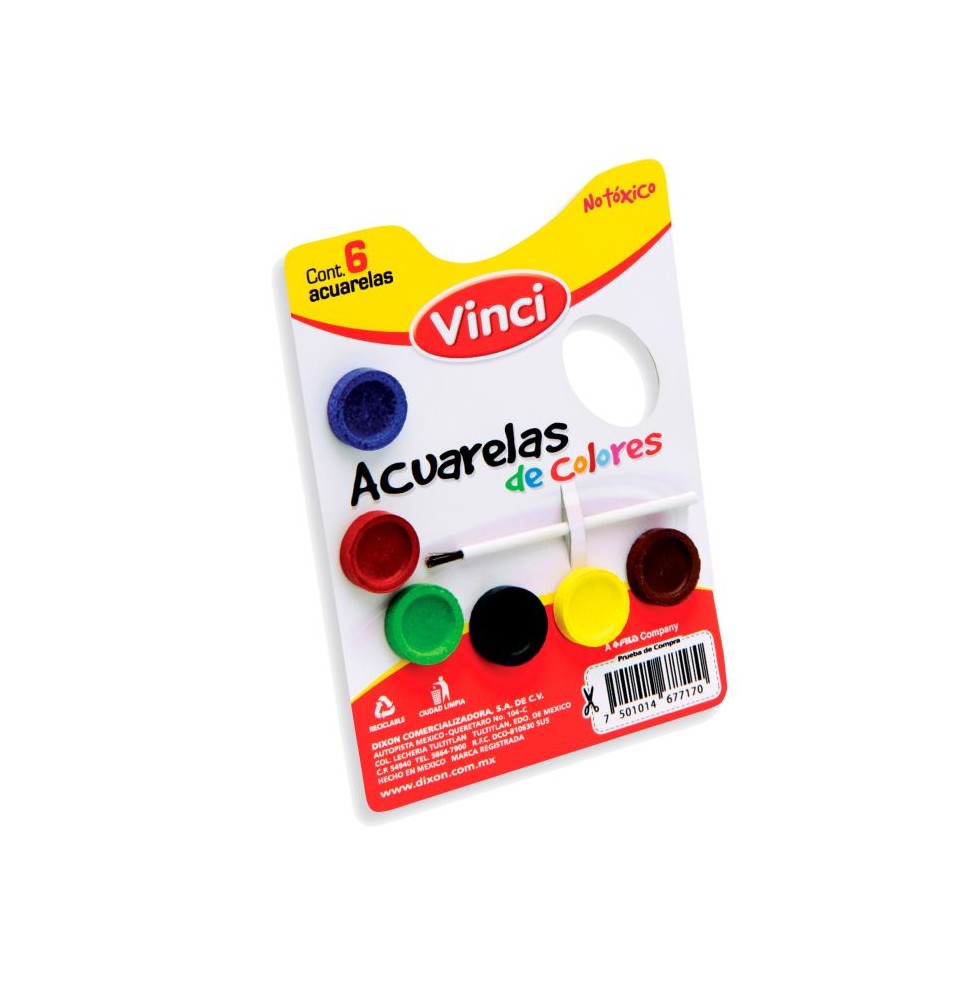 ACUARELA CARTON C6 VINCI C.200