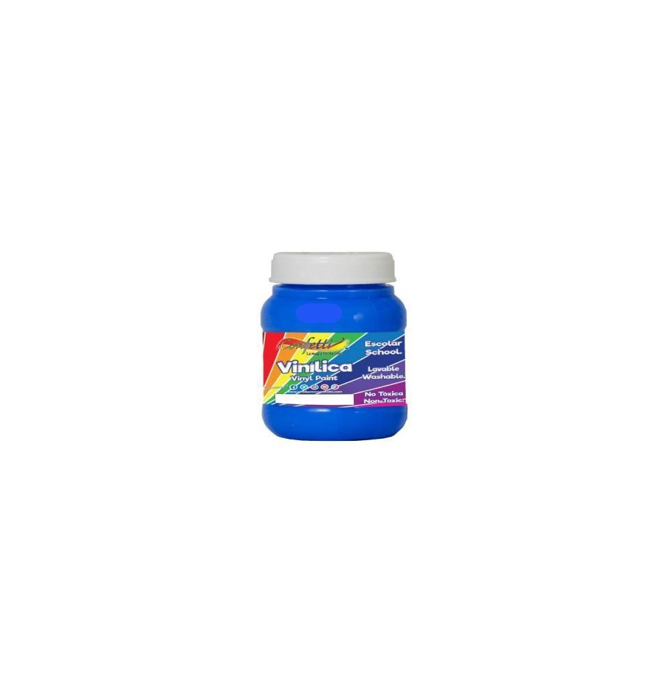 PINTURA VINILICA 100ML CONFETTI AZUL REY C.12