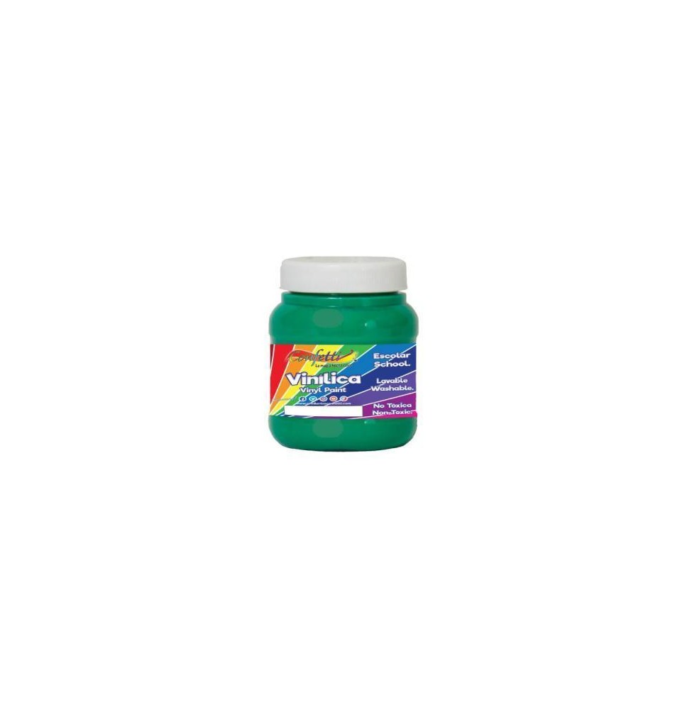 PINTURA VINILICA 100ML CONFETTI VERDE BANDERA C.12