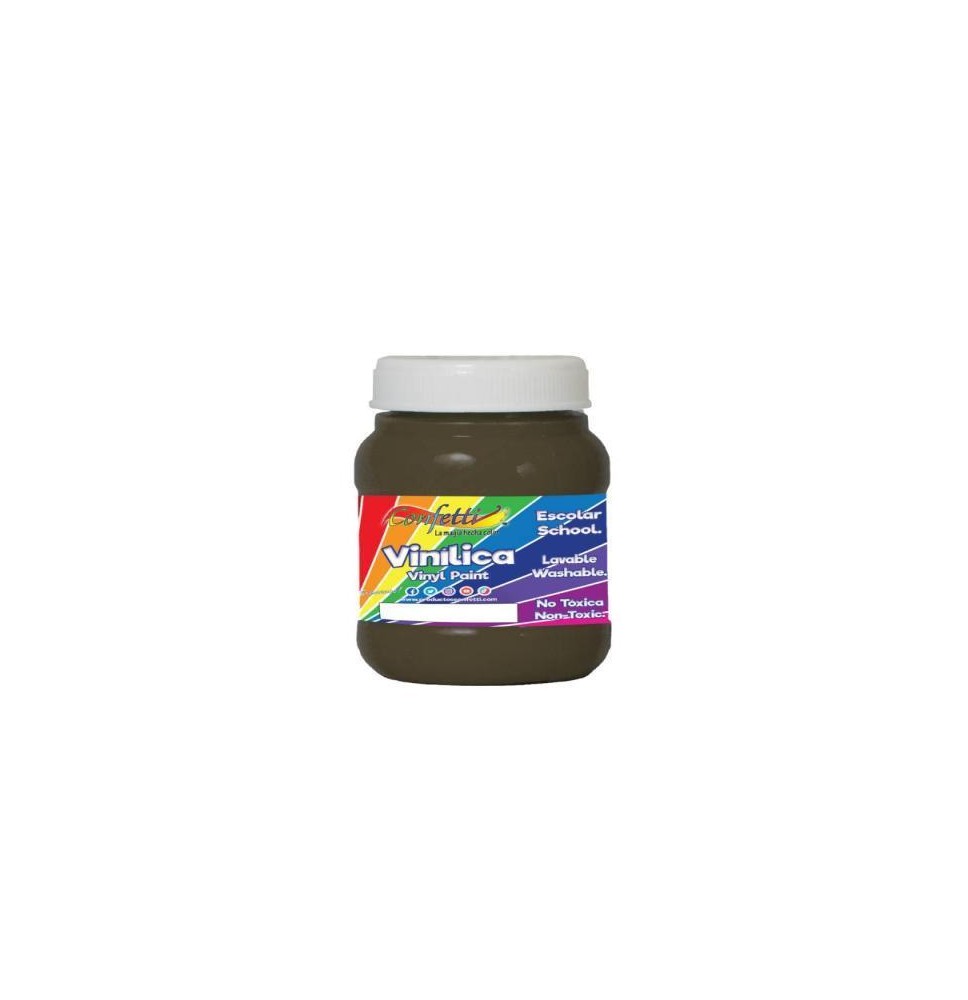 PINTURA VINILICA 100ML CONFETTI CAFE C.12