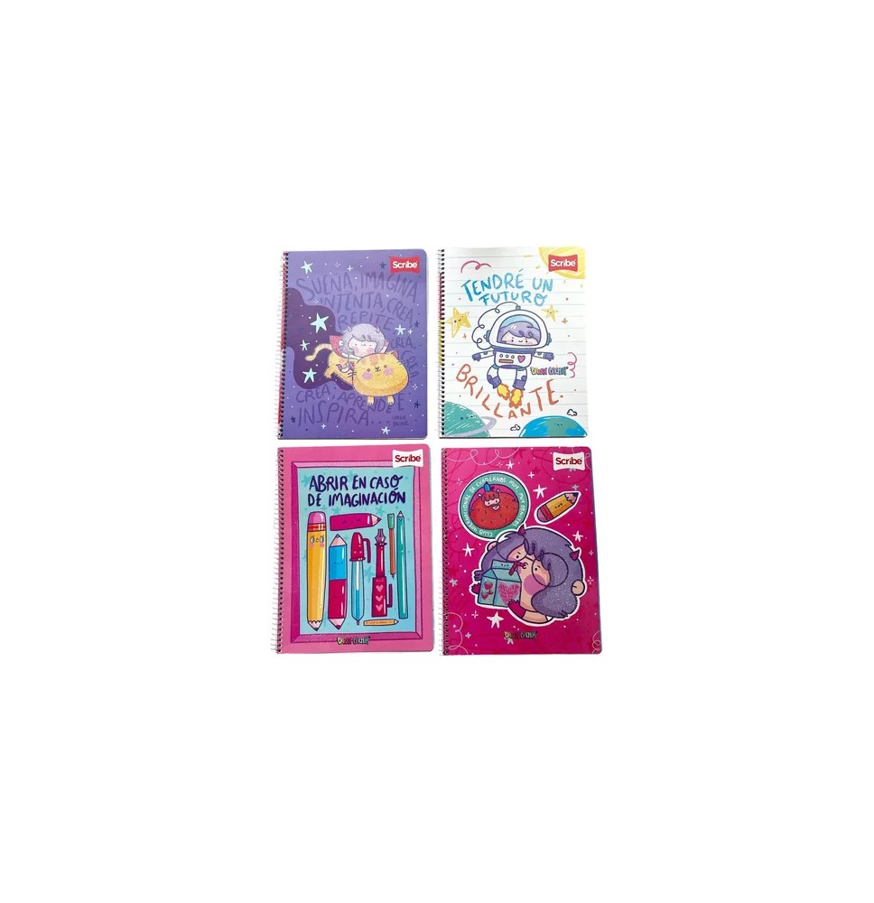 LIBRETA POCKET SUPER GIRL SCRIBE 6770 RAYA ESP. 80H. C.18