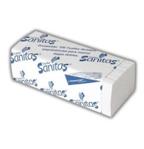 TOALLAS INTERDOBLADAS SANITAS 1417 21X24 PAQ.C100 PZAS E20