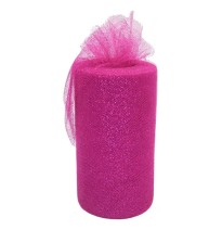 TULLE DIAMANTADO ROLLO 15X9.14M. FIUSHA E12 C96