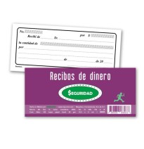 RECIBO DE DINERO 8603 PRINTAF 102 RECIBOS C2 COP.ESPIR E.6