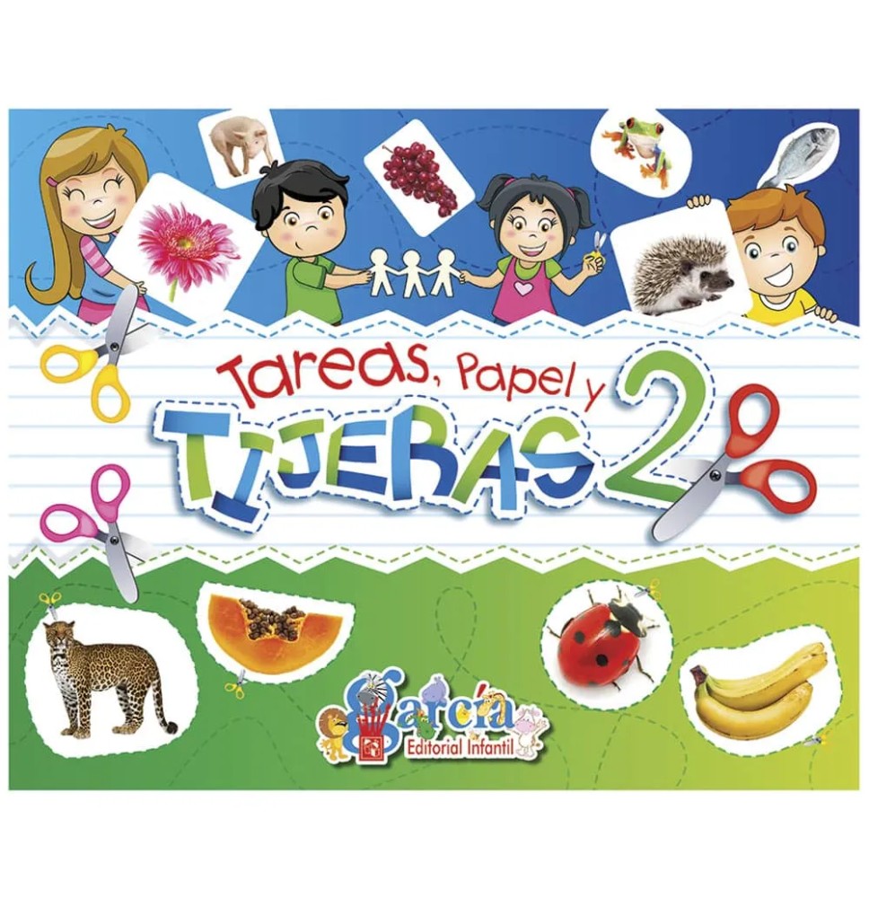 LIBRO ACT. EDU. TAREAS PAPEL Y TIJERAS GARCIA 2 1321 C50