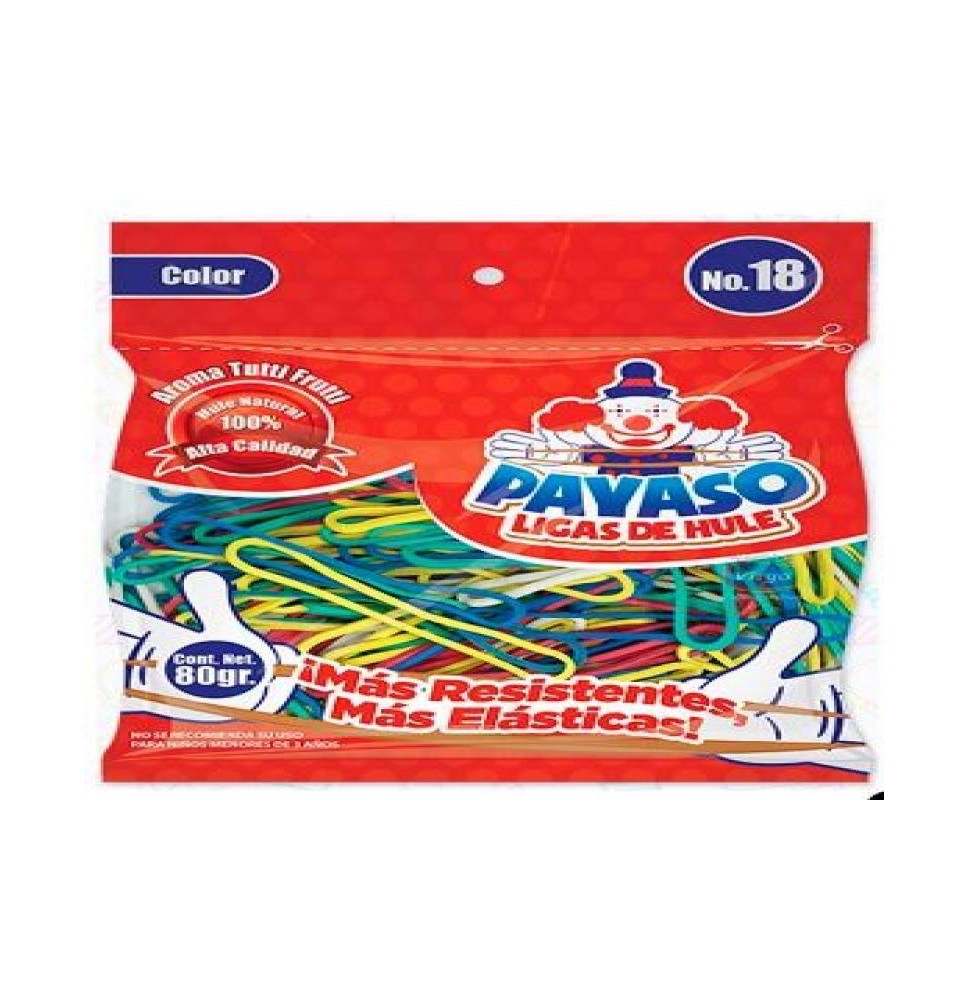LIGAS PANTERAPAYASO VCOLORES 18 BOLSA 80GRS. C 130
