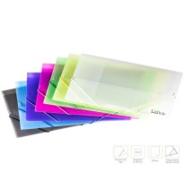 SOBRE PLAST.BANDA ELAST. DOBLE CTA.VERT.CELICA AZ. E.30 C.60