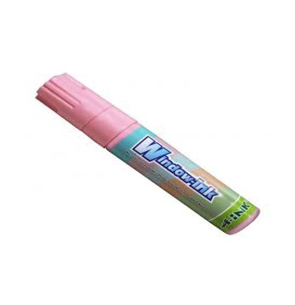 MARCADOR PVIDRIO EX. GRUESO WINDOW-INK ROSA PASTEL12360